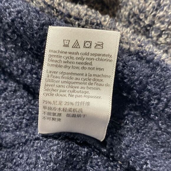 Barefoot Dreams CozyChic Lite Cliffside Cardigan Sweater Wrap Navy One‎ Size - Picture 13 of 14